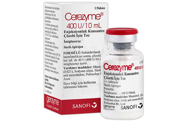 CEREZYME 400 U 1 FLAKON